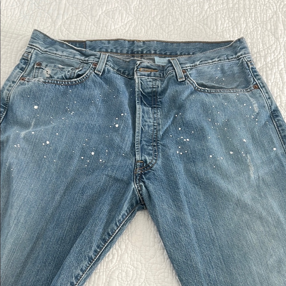 Levi’s Men's flare Blue Jeans buttons